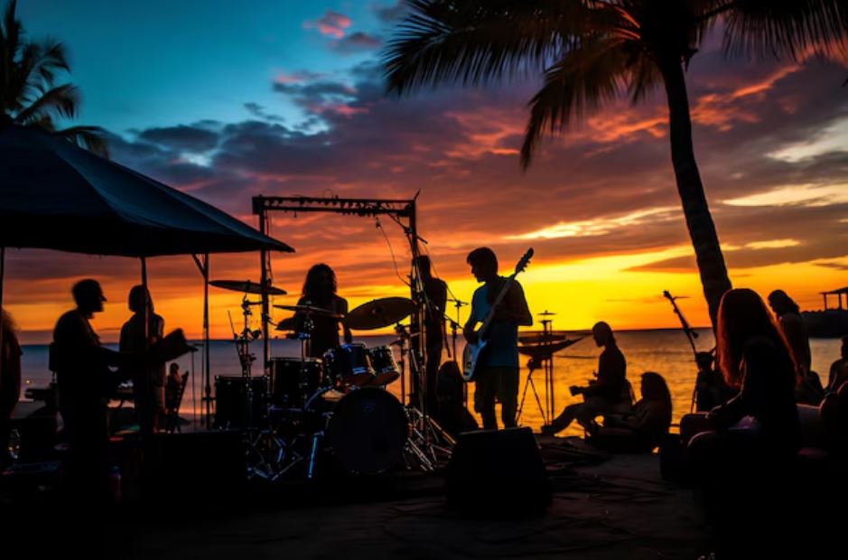 Beach Bar Live Band in Sint Maarten and Caribbean | Funk Workshop